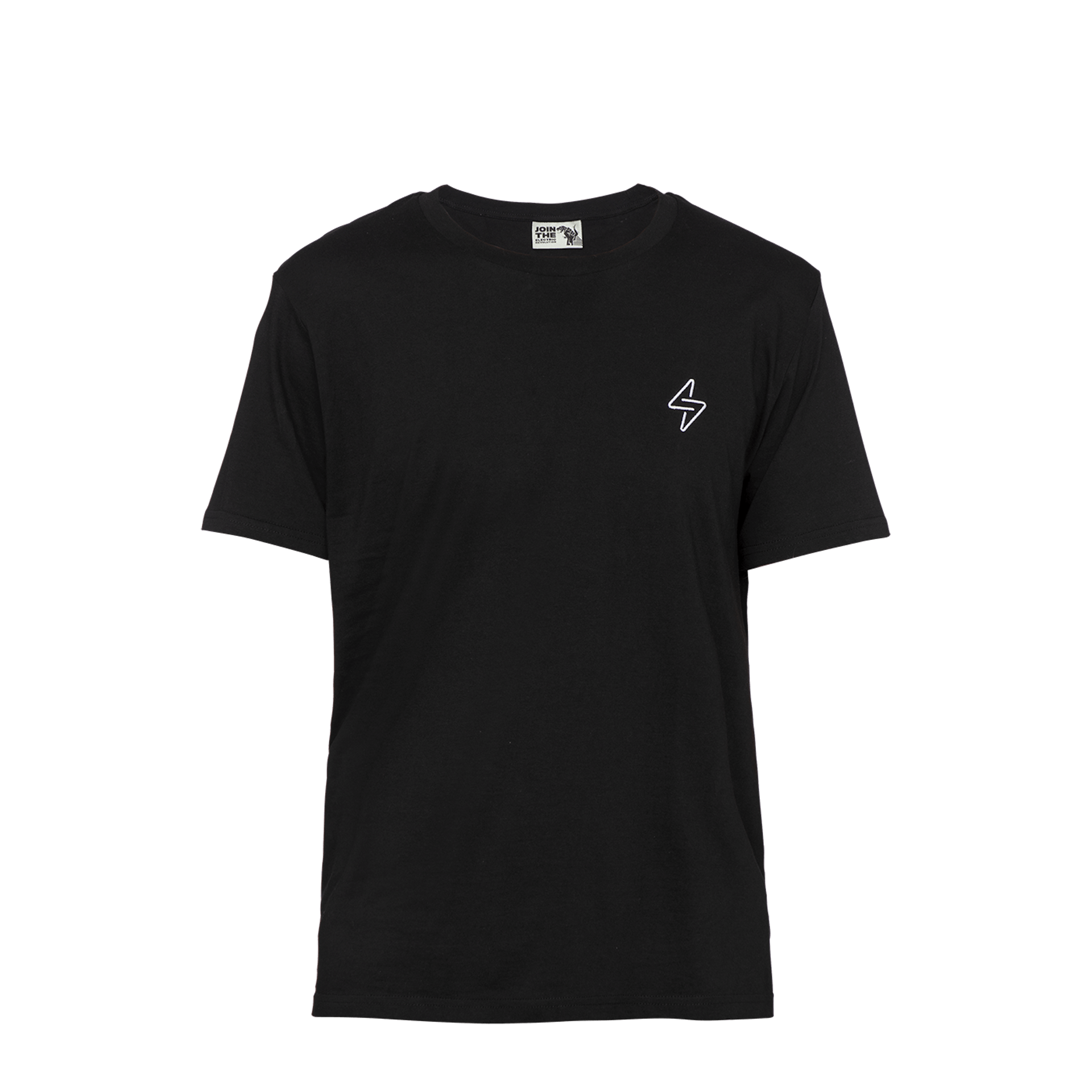 Mellan T-Shirt - Schwarz