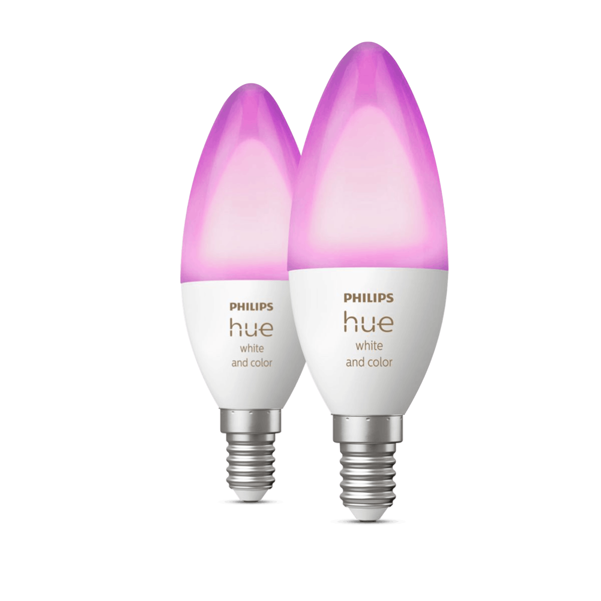 Philips Hue – White/Color Ambiance E14 (2-pk)