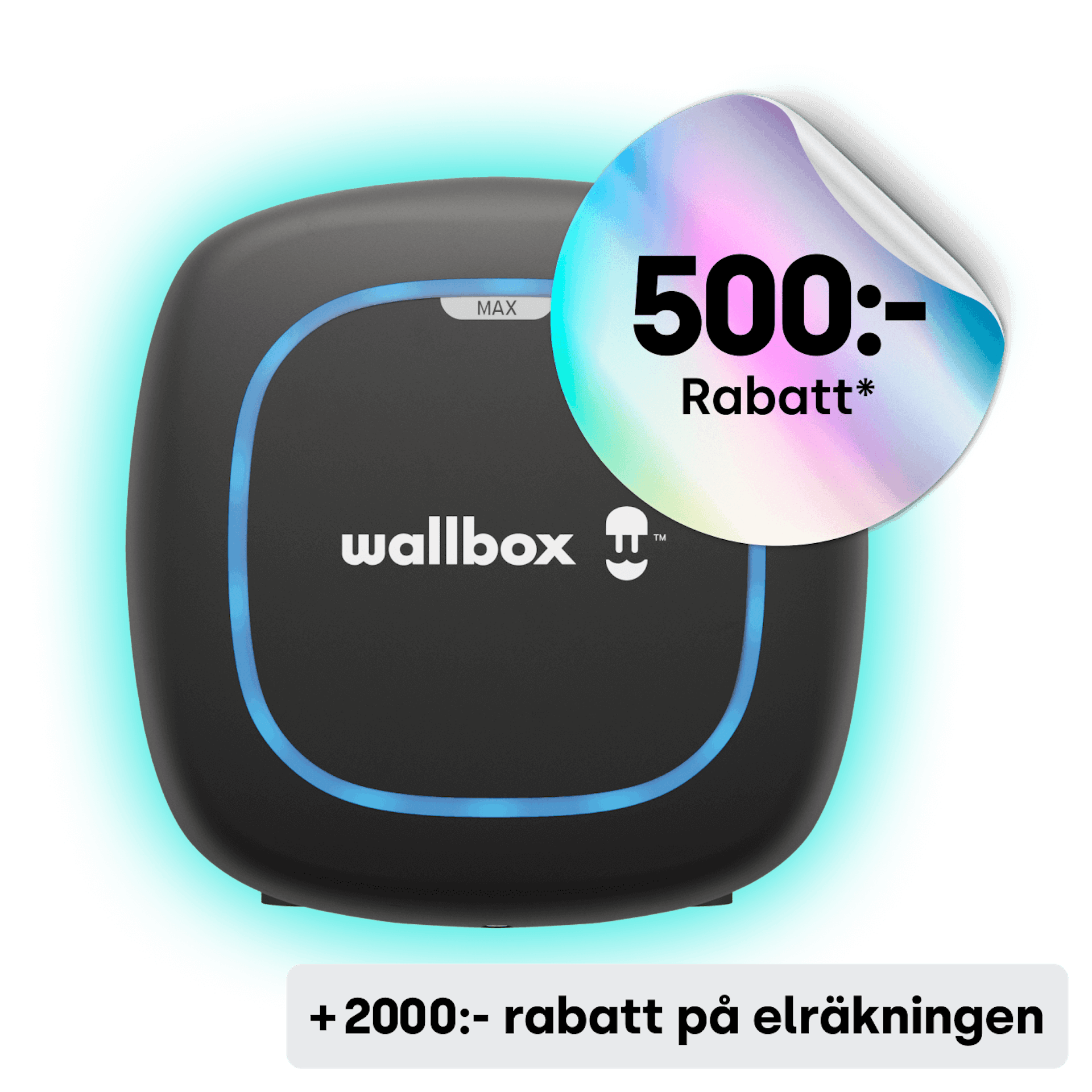 Wallbox Pulsar Max – Laddbox inkl. laddkabel